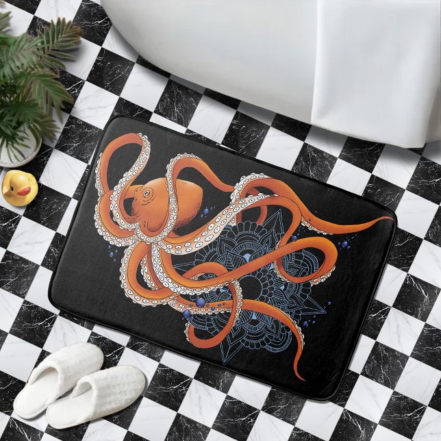Octopus Henna Bath Mat (Creator Uploaded)