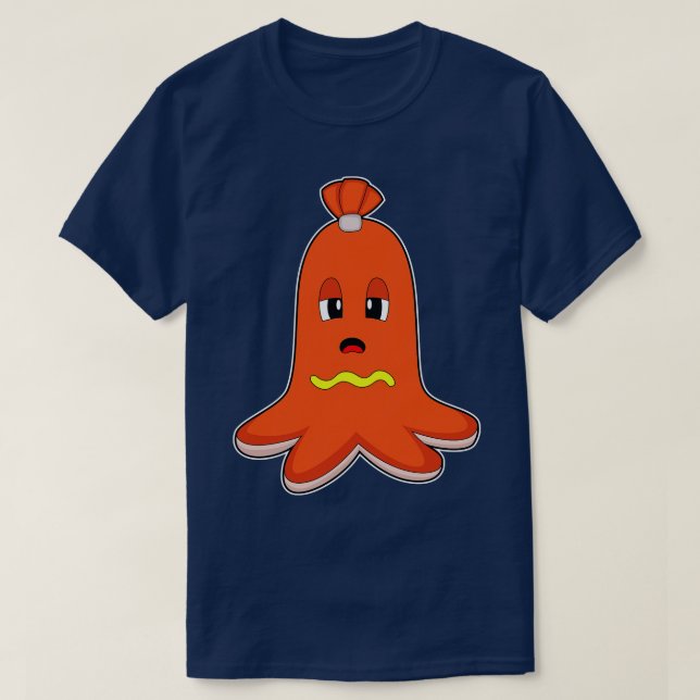 Octopus Hotdog T-Shirt (Design Front)