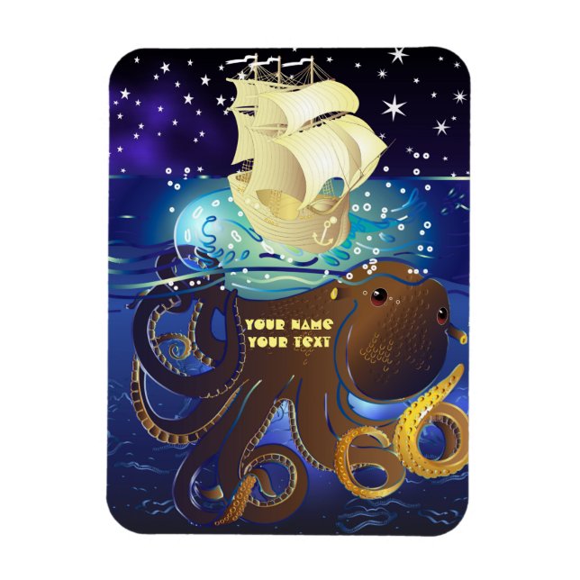 Octopus Huge and Caravella Magnet (Vertical)