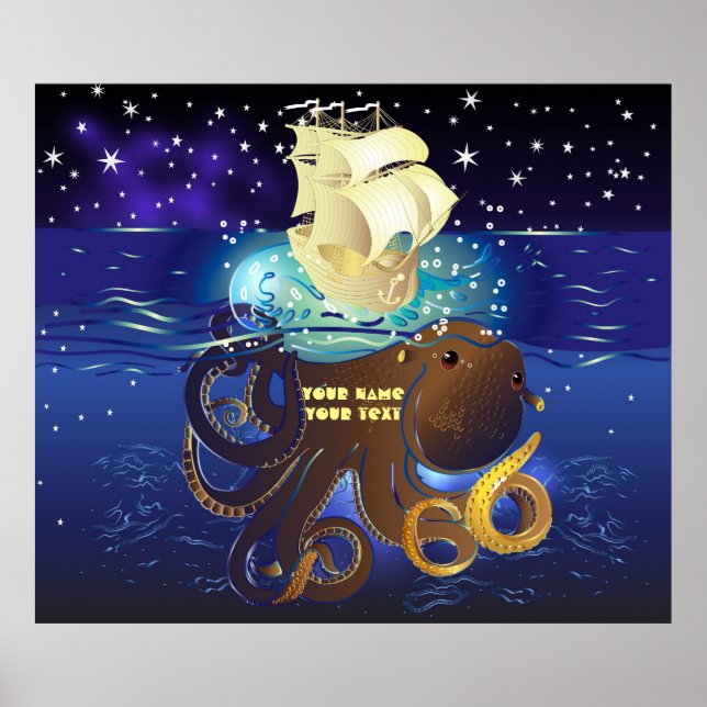 Octopus Huge and Caravella Poster (Front)