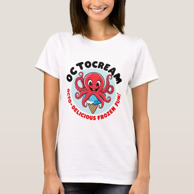 Octopus ice cream T-Shirt (Front)