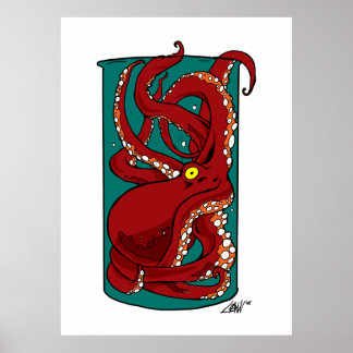 Octopus In a Jar Poster