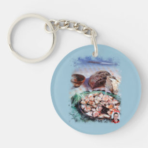 Octopus in Galician/Polbo á feira/Galician octopus Key Ring