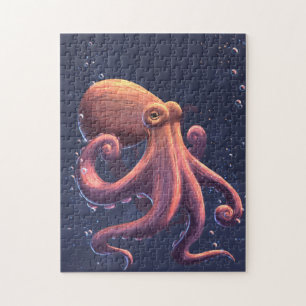 octopus in the deep water jigsaw puzzle