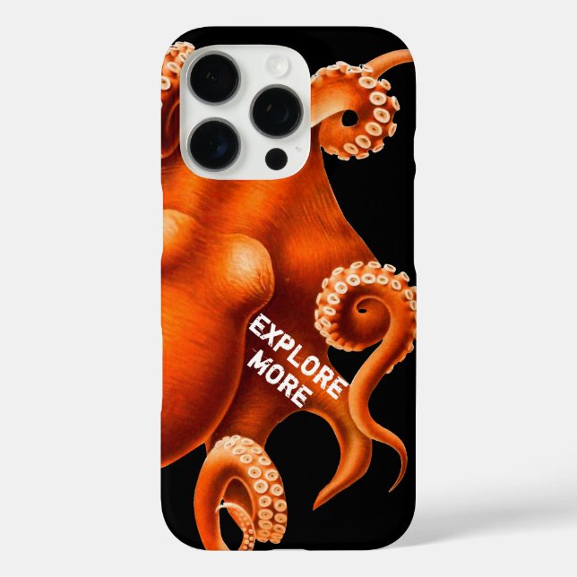 Octopus iPhone Case for Him or Her (Back)