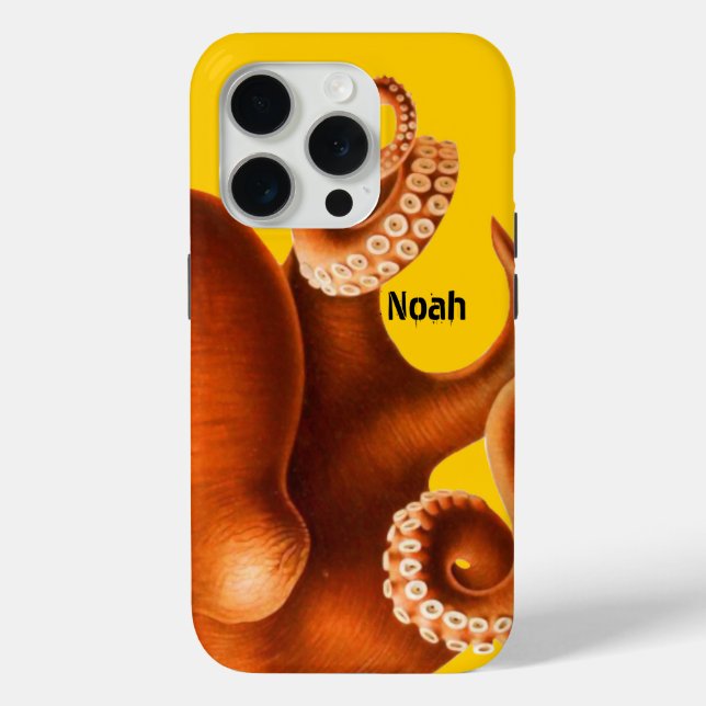 Octopus iPhone Case for Him or Her (Back)