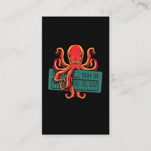 Octopus Japanese Analogue Synth Keyboard Synthesiz Business Card