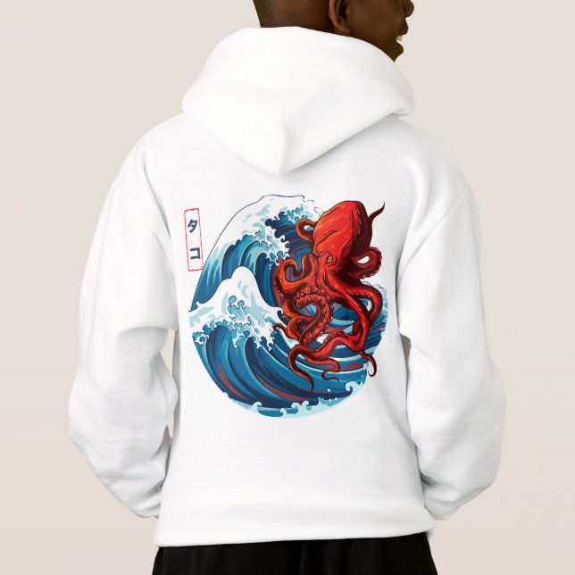 Octopus Japanese Art (Back)