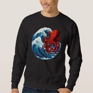 Octopus Japanese Art Sweatshirt