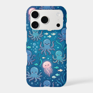Octopus Jellyfish Glow iPhone 17 Case