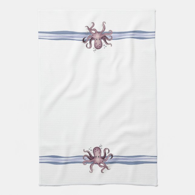 Octopus - Kitchen Towel (Vertical)