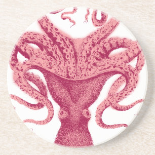 Octopus Kraken Squid Coaster