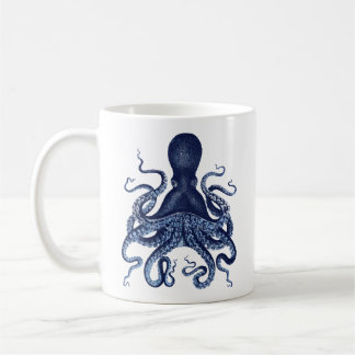 Octopus Kraken vintage engraving Coffee Mug