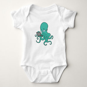 Octopus Laptop Baby Bodysuit