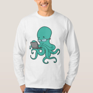 Octopus Laptop T-Shirt