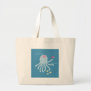 Octopus Large Tote Bag