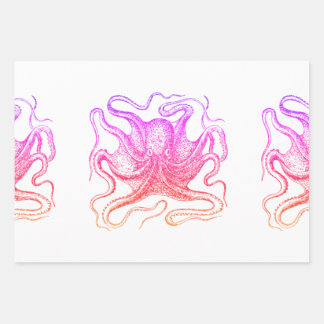 octopus legs  wrapping paper sheet