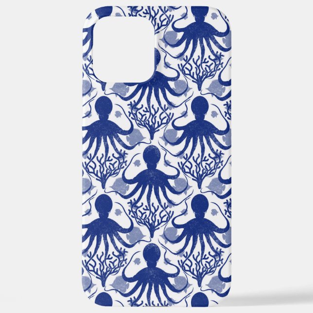 Octopus (light background) iPhone case (Back)