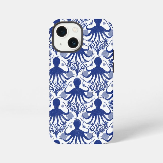 Octopus (light background) iPhone case (Back)