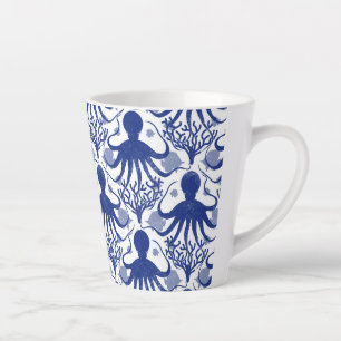 Octopus (light background) latte mug