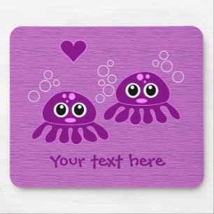 Octopus Love custom mousepad