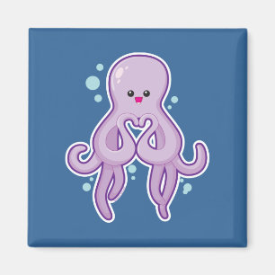 Octopus Loves You Magnet