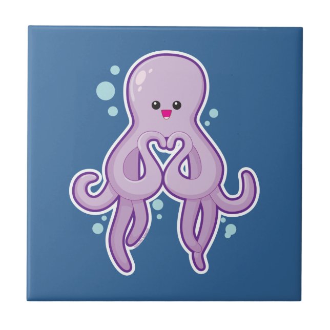 Octopus Loves You Tile (Front)
