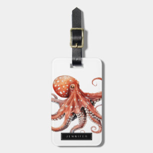 Octopus Luggage Tag