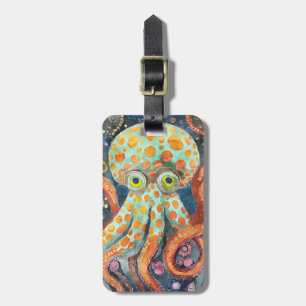 Octopus Luggage Tag