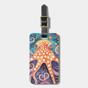 Octopus Luggage Tag