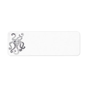 Octopus Mailing Label Return Address Label