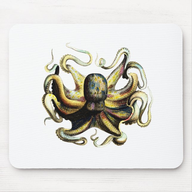 Octopus Mouse Pad (Front)