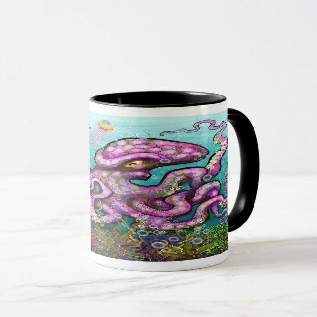 Octopus Mug (Front Right)