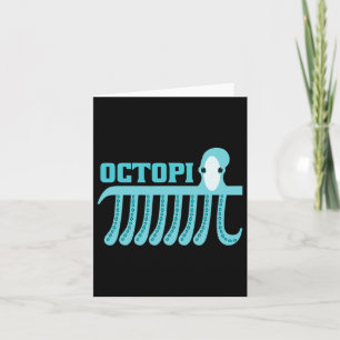 Octopus Octopi Math Card