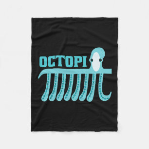 Octopus Octopi Math Fleece Blanket