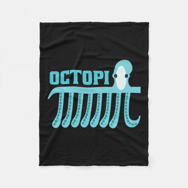 Octopus Octopi Math  Fleece Blanket (Front)