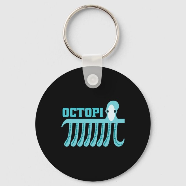Octopus Octopi Math  Key Ring (Front)