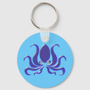 Octopus octopus key ring