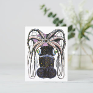 Octopus or Giant Squid, Vintage Marine Life Animal
