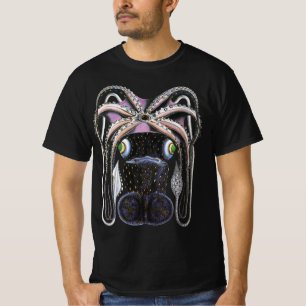 Octopus or Giant Squid, Vintage Marine Life Animal T-Shirt