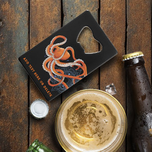 Octopus Orange Mandal Blue