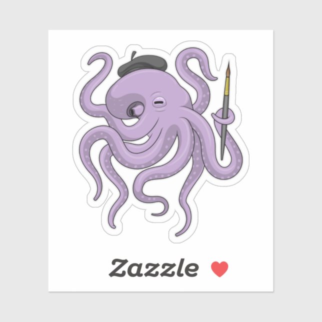 Octopus Painter Paint brush (Sheet)