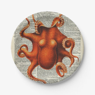 Octopus Paper Plate