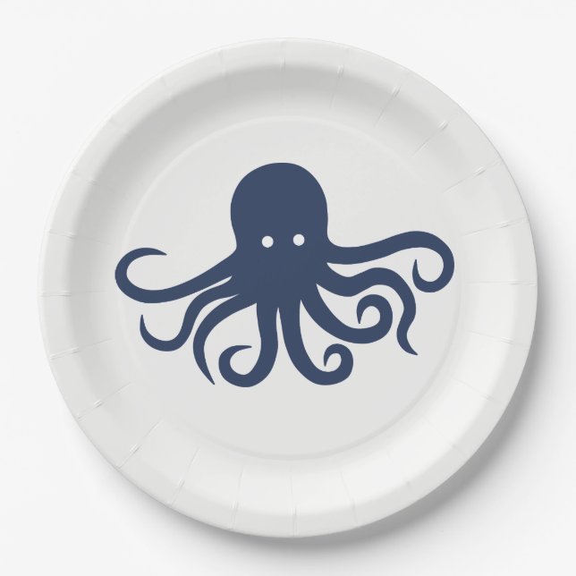 Octopus Paper Plates (Front)