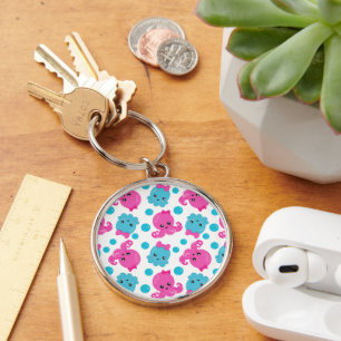 Octopus Pattern, Cute Octopus, Sea Animals Key Ring