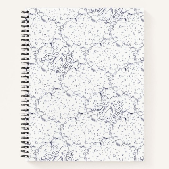 Octopus Pattern Notebook (Front)
