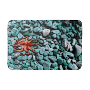 Octopus pebbles bath mat