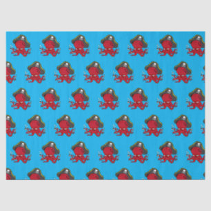Octopus Pirate Tissue Paper