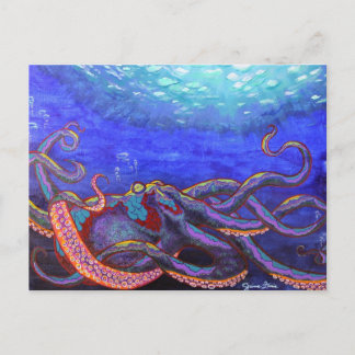 Octopus post card