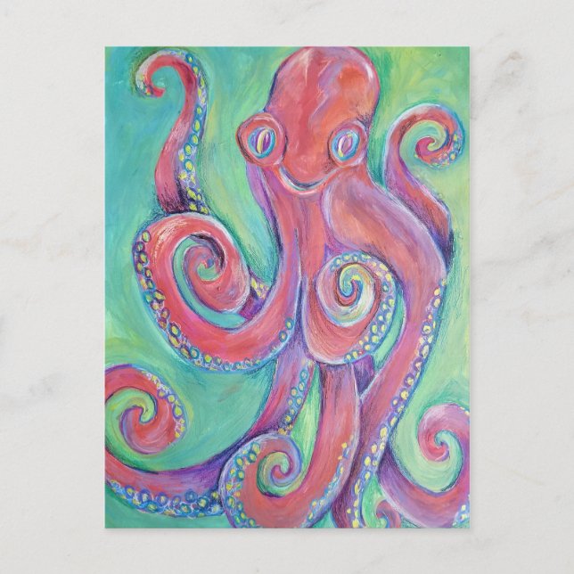 octopus postcard (Front)